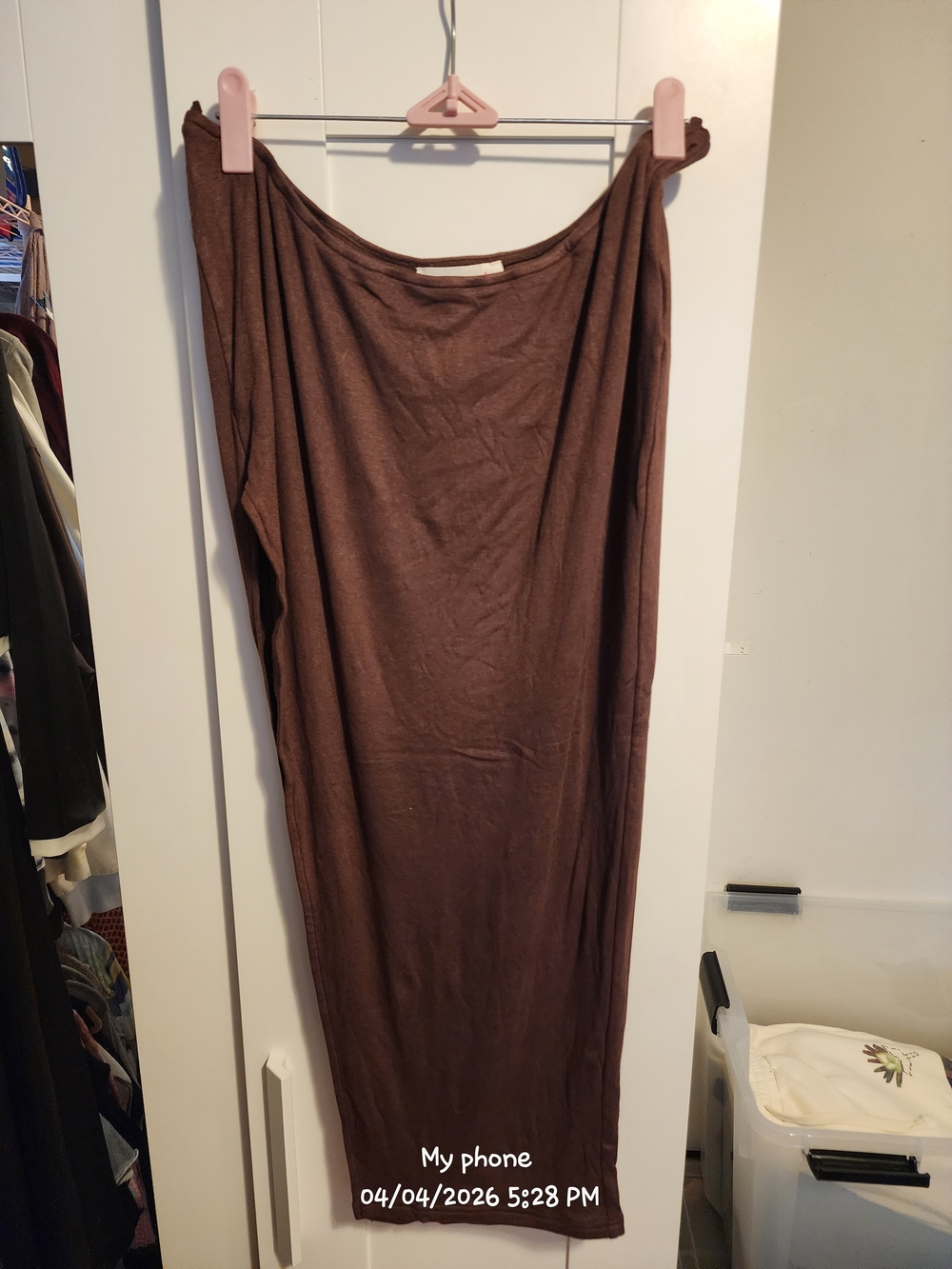 Brown High-Low Women's Skirt